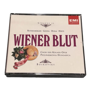 Strauss II Wiener Blut 2 CD Set EMI Classics Boskovsky Philharmonia Hungarica Op